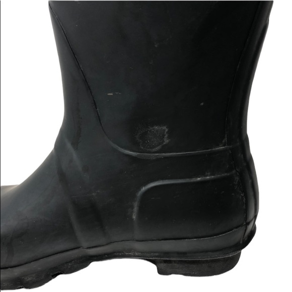 Hunter Women’s Original Tall Rain Black Boots Size 8 - Picture 9 of 13